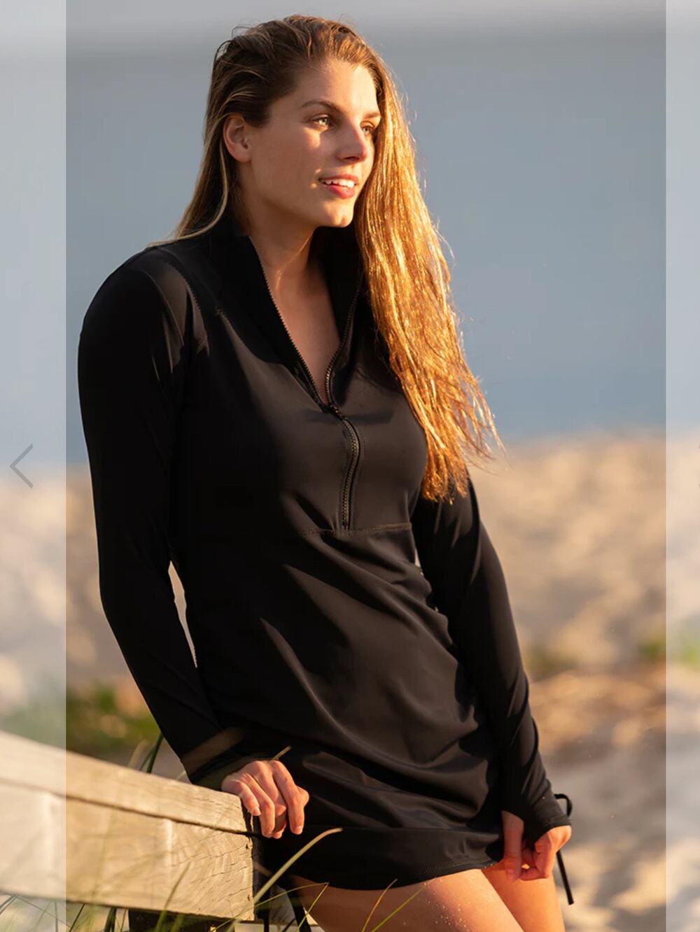 Line in the Sand - splash Around Swim Dress - XXL (NWOT) - Black